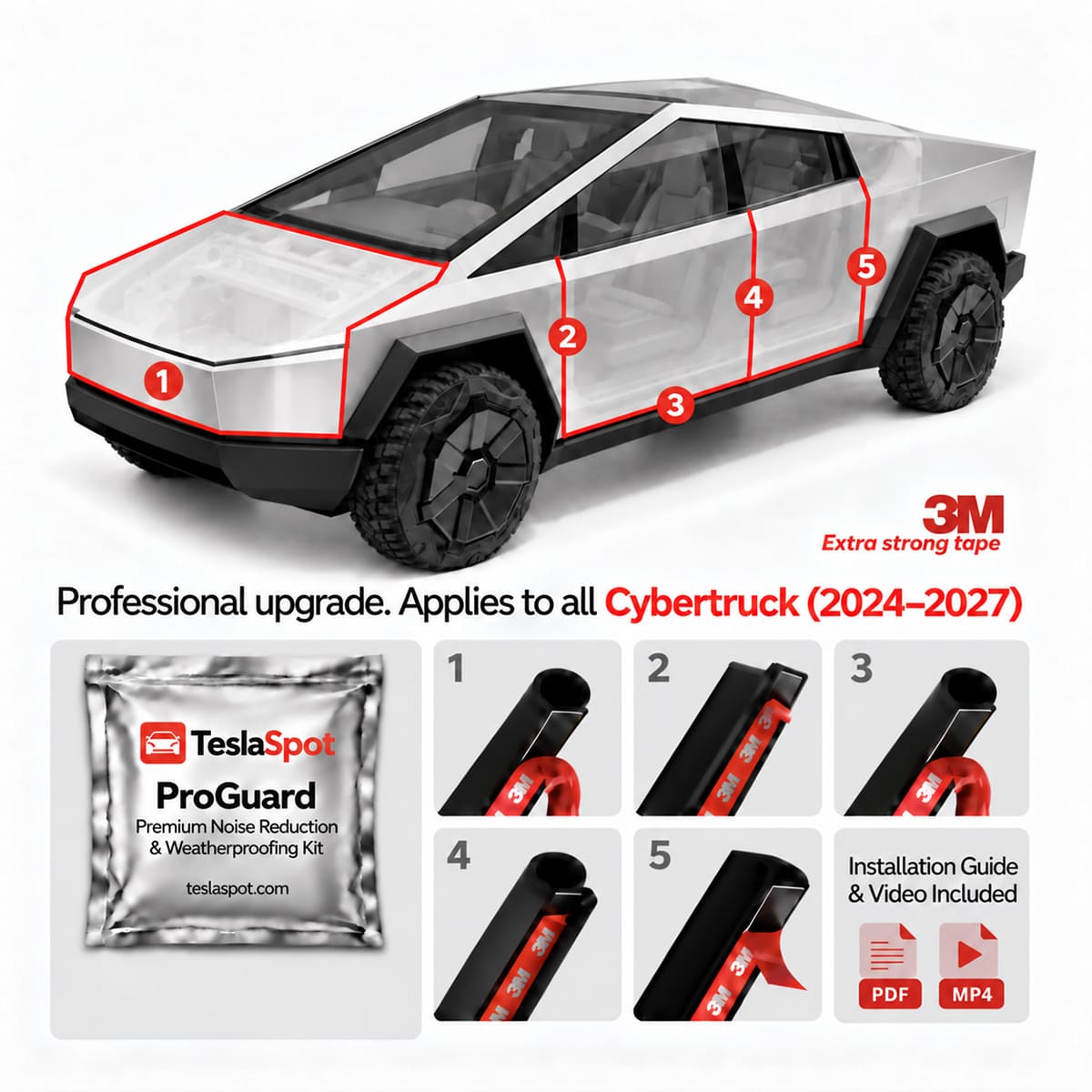 TeslaSpot™ ProGuard — Premium Noise Reduction & Weatherproofing Kit