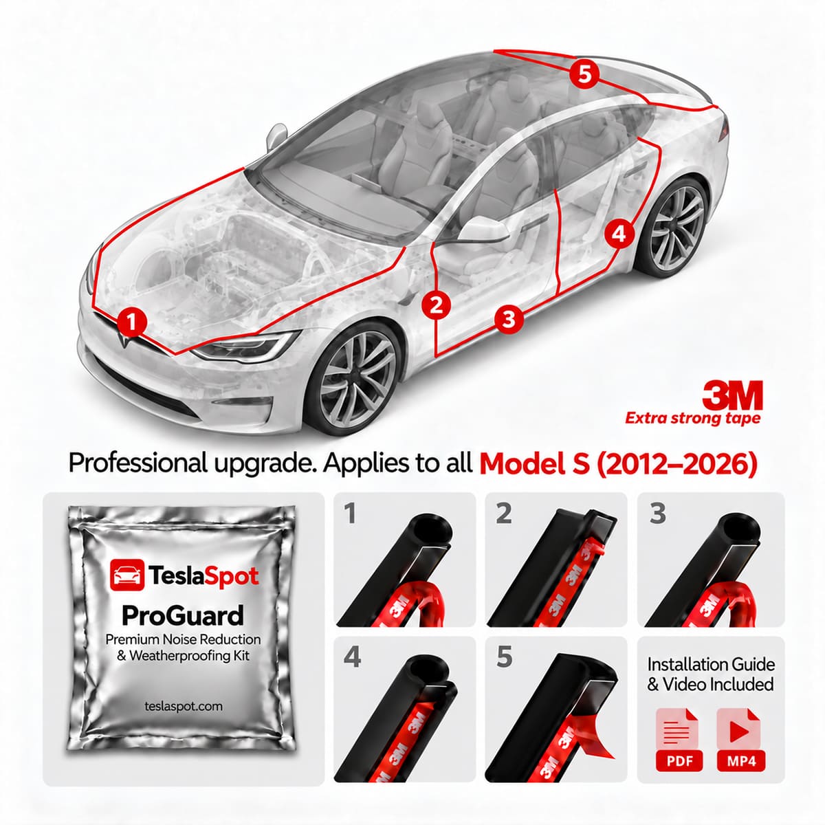 TeslaSpot™ ProGuard — Premium Noise Reduction & Weatherproofing Kit
